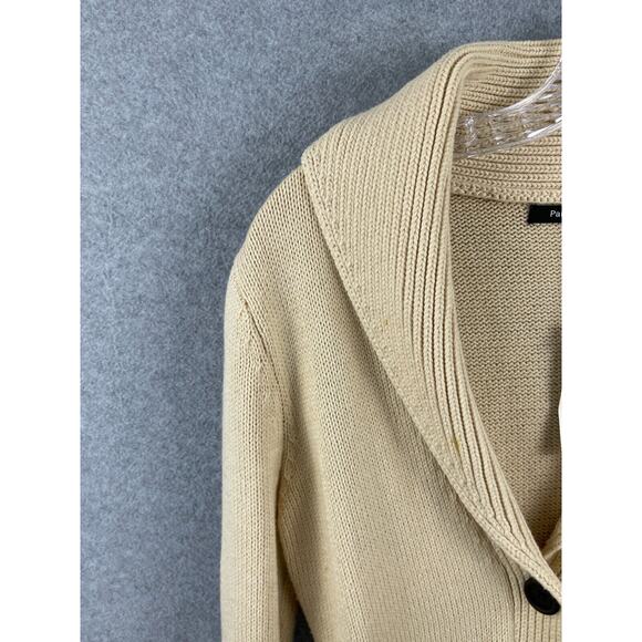 Patty Boutik Cardigan Sweater Womens S Brown‎ 5 Button Pockets New w Defects - Picture 2 of 12